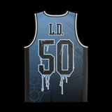 L.D. 50 Blue Basketball Jersey