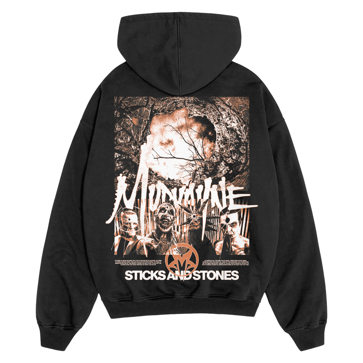 Sticks And Stones Hoodie – MUDVAYNE | OFFICIAL STORE