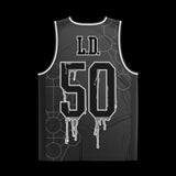 L.D. 50 Black Basketball Jersey