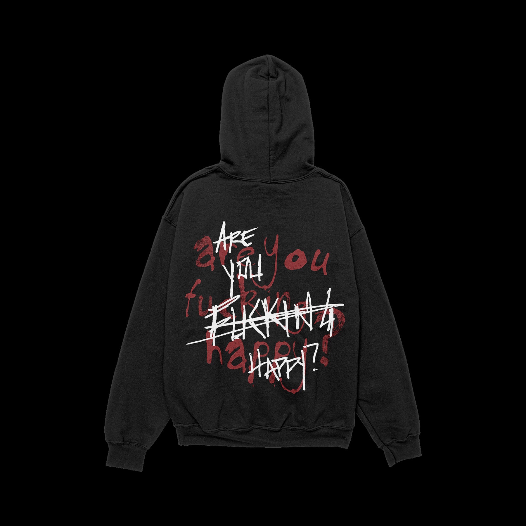 Happy Hoodie back